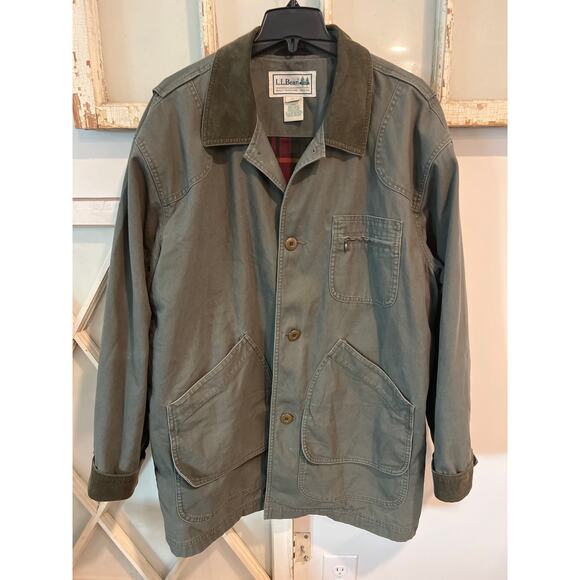L.L.Bean size XL men’s original field coat barn jacket green - Picture 1 of 3